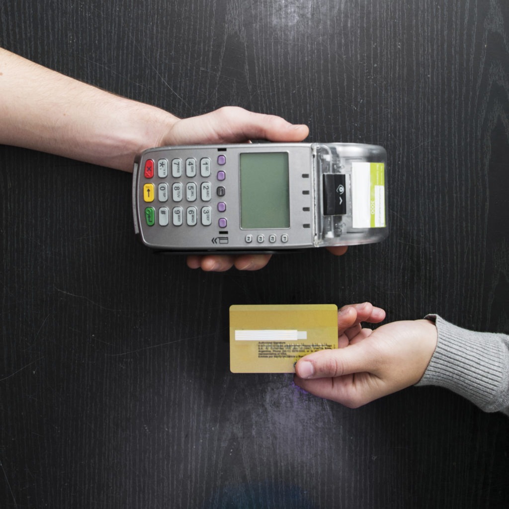 Accidental contactless with your smartphone and bank card, photo